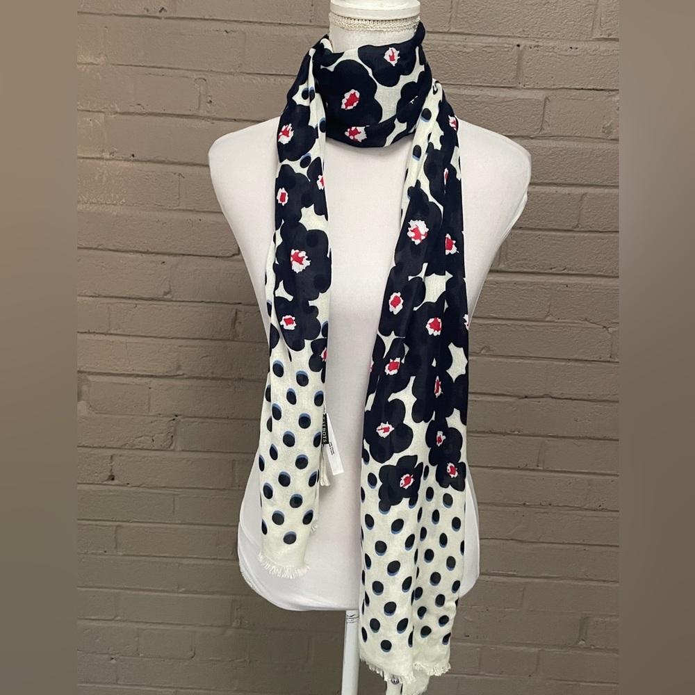 Talbots print wrap / scarf